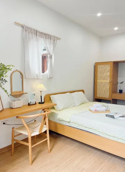 Double Room with Garden View — 1Hôme Peaceful Garden Stay in West Lake